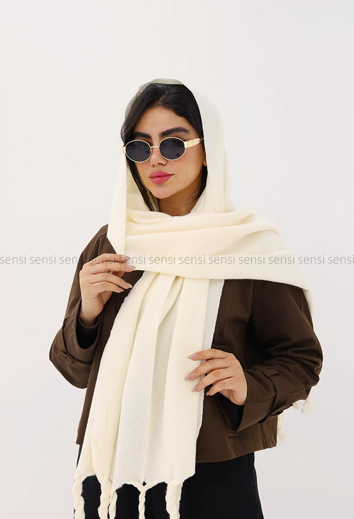 شال بافت پشمی رنگی کد1005164